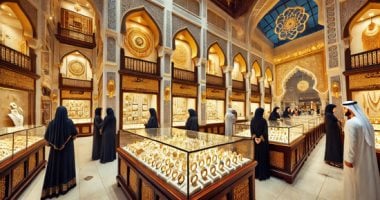 هبوط أسعار الذهب عالميا يؤدي إلى تراجع قيمة المعدن النفيس في السوق البحريني صباح الأحد